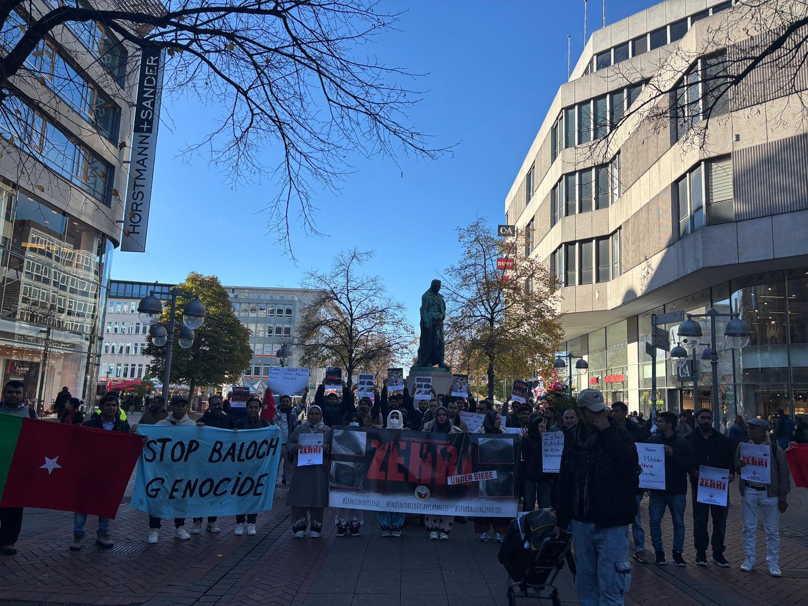 BNM Photos : BNM Protest in Germany Against Zehri Siege | October 18, 2025