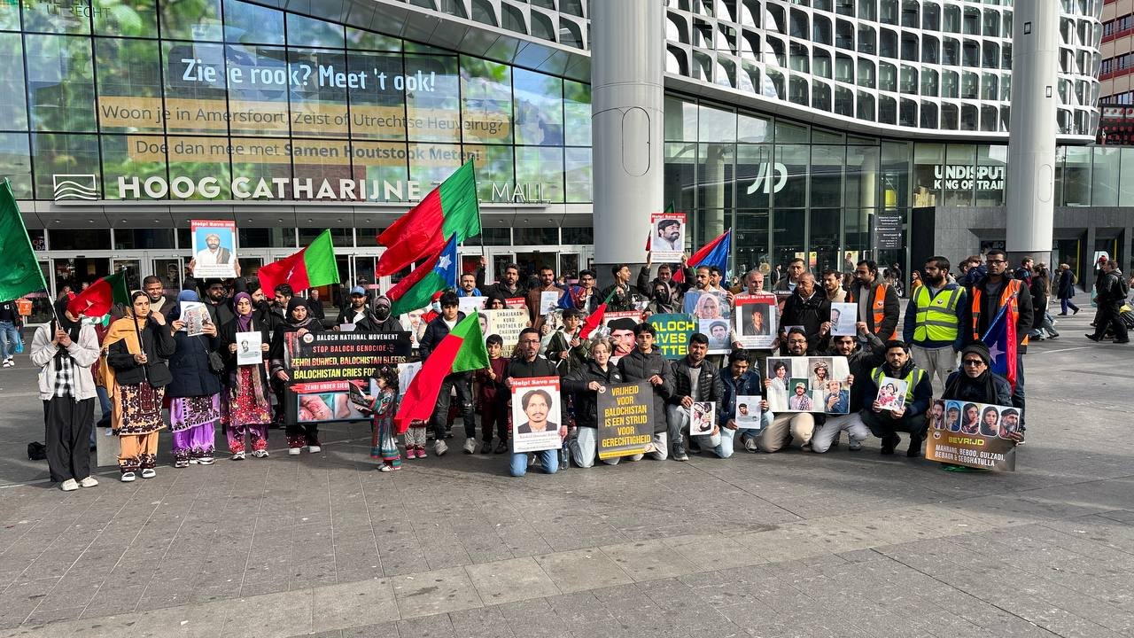 BNM Protest in the Netherlands Against Atrocities by the Punjabi Army in Zehri | Sunday, October 19, 2025