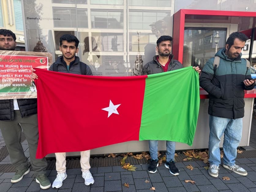 BNM Demonstrates in Bonn, Germany to Demand Human Rights, Justice, and Freedom for Balochistan