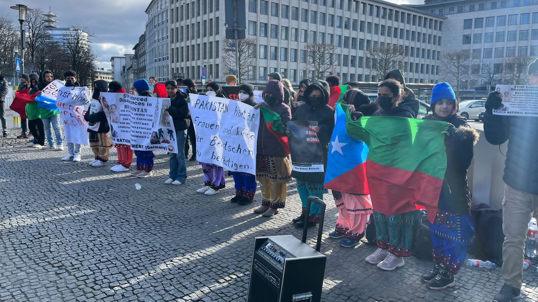 BNM protests in Germany over the arrest of Mahal Baloch in false charges ☆  Baloch National Movement