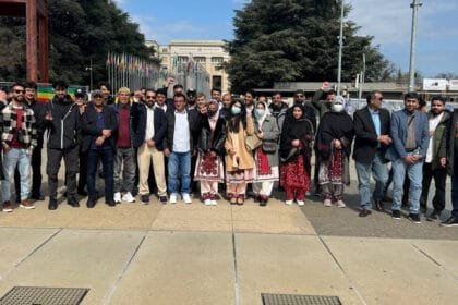 Group photo of BNM members at the United Nations, March 2025.