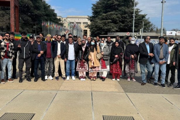 Group photo of BNM members at the United Nations, March 2025.